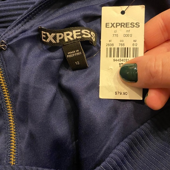 Little Blue Dress! Perfect for NYE, weddings, any formal event! - Picture 3 of 4